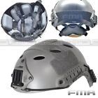 ELMETTO US HELMET FAST PJ SIMPLE FMA IN ABS CON SLITTE MILITARE SOFTAIR FOLIAGE