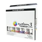 Daler Rowney Sistema 3 Heavy Body Pittura Acrilica Processo Set 6 X 59ml