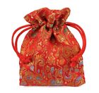 Satin Jewellery Pouches Drawstring Patterned Gift Bags Premium Quality Wholesale