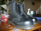 Dr Martens Vintage Steel Toe Made in England 1490 Black 10 hole  . UK10  EU 45