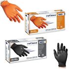 GUANTI IN NITRILE DA LAVORO REFLEXX N85 FULL GRIP 50 Pz. INDUSTRIA MECCANICI