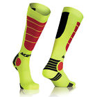 ACERBIS CALZE CALZETTONI MX IMPACT SOCKS ROSSO GIALLO MOTO CROSS L/XL 42 43 44