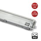 Plafoniera ip65 per soli tubi led 2x58w