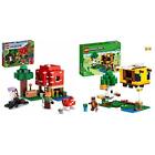 LEGO 21179 Minecraft La Casa dei Funghi, Giocattoli per Bambini di 8+ Anni & 212