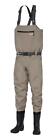 Greys Fin Breathable Bootfoot Waders atmungsaktive Wathose M L XL XXL Stiefel