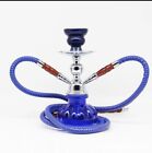 NARGHILE  NARGHILE SHISHA CON 2 CANNUCCE TABACCO E MELASSA 38 CM HOOKAH