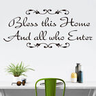 Benedici questa casa e tutti coloro che entrano Wall Stickers Stickers murali