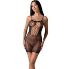 PASSION - BS096 BODYSTOCKING NEGRO TALLA UNICA