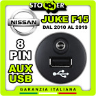 Modulo Ingresso AUX 3.5mm Adattatore Presa Porta USB per NISSAN JUKE F15 8PIN