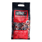 WEBER Confezione 4 kg bricchetti di carbone per barbecue nero