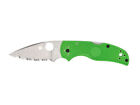 Spyderco NATIVE 5 SALT GREEN SERRATED C41SGR5