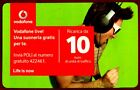 SCHEDA RICARICA VODAFONE VODAFONE LIVE! 31-12-2019