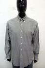 Ralph Lauren Camicia Uomo Taglia M Cotone Chemise Shirt Manica Lunga Blu/Bianco