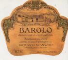 BAROLO - GIOVANNI SCANAVINO - ETICHETTA VINO