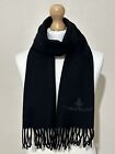 Vivienne Westwood Wool Scarf Muffler Black 2