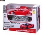 FERRARI 488 PISTA Assembly line 43 Parts Die Cast 1/24 Maisto Model Kit New