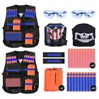 Kids Tactical Vest 2 Sets Tactical Vest for Nerf Guns N Strike Elite Series with