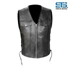 Moto Gilet in pelle uomo Stechmoto ST 1206 BXT Café Race Custom Vintage