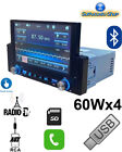 AUTORADIO BLUETOOTH 1DIN DISPLAY GRANDE 6,2 STEREO AUTO MP3 SD USB 240W LUCI LED