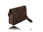 MENS VISCONTI ANTIQUE/TAN LEATHER MESSENGER BAG