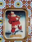 VASSOIO COCA COLA Merry Christmas Babbo Natale in metallo - Vintage