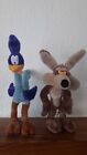 WARNER BROS ROAD RUNNER WILLY E. COYOTE LOONEY TUNES PELUCHE BEEP BEEP