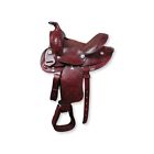 SELLA WESTERN AMERICANA PER PONY SILVER STAR  13" CHESTNUT