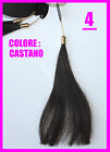 EURO SOCAP HAIR EXTENSION 1 FASCIA DI CAPELLI NATURALI FOLTA CON 3 CLIP REMY