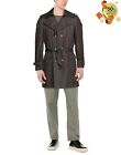 RRP€305 NEILL KATTER Trench Coat IT54 US44 XXL Belted Double Breasted Lined