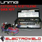 UNIMIG Ossigeno Gas Acetilene Kit Uni-Flame Saldatura Taglio Oxy Welder Set...