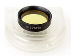 CARL ZEISS JENA Gelbfilter G1 FILTER GELB 18mm M18 Gewinde für PENTI AK8 (F371