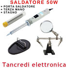 SALDATORE A STILO 50W STAGNO PORTA SALDATORE TERZA MANO SALDATURE SALDATURA