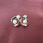 Sterling Silver Stud Earrings Pearl