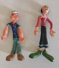 Braccio di Ferro Popeye e Olivia, Gomma Flexy, Anni 70, 10 cm