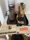 LA PAVONI PROFESSIONAL RAME MACCHINA CAFFÈ LEVA VINTAGE MACININO SET ISTRUZIONI