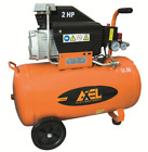 Compressore aria 50 litri lt coassiale lubrificato olio motore elettrico 2 Hp