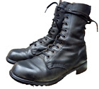 British Army BOOTS COMBAT HIGH Sz 258 M DMS Military Mk2 Vintage Falklands Black