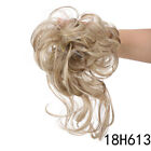 Women Messy Chignon Extensions Hair Claw Clip Bun Curly Hairpiece Elastic Rubber