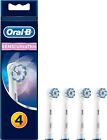 4x Oral-B Braun Testine di Ricambio Sensitive Clean Per Spazzolino Elettrico