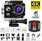 SPORT ACTION CAMERA TELECAMERA SUBACQUEA 30 Mt 4K DISPLAY TELECOMANDO WIFI USB