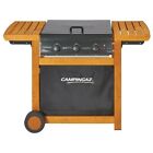 Barbecue Campingaz Adelaide 3 Woody a Gas BBQ 3 Bruciatori 14kw Legno con ruote