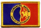 Indianer Comanche Aufnäher Flaggen Fahnen Patch Aufbügler 8x6cm