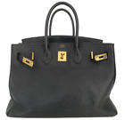 HERMES BIRKIN 35 IN BLACK TOGO LEATHER WITH GOLD HARDWARE 2004 VINTAGE AUTHENTIC