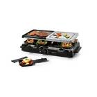 Piastra Elettrica Griglia Per doppia Cottura E Raclette Grill-Silvercrest