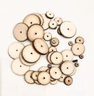 Wooden Gears Cogs Steampunk Laser Cut Pack Of 40