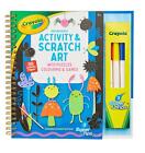 Crayola Natureverse Activity and Scratch Art Book with Colouring Super Tips Pens