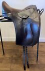 17” Heather Moffett Vogue Mk1 Dressage Saddle Brown Treeless English Leather