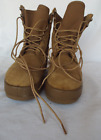 US Military Army Hot Weather Desert Sand Tan Tactical Combat Boots Sz 4.5R NWOT