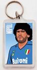 Napoli - Maradona - Portachiavi in plastica bifacciale