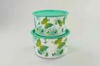 TUPPERWARE SET N.2 TUTTOFRESCO rotondo Farfalle (2,1 litro 1,4 litri)